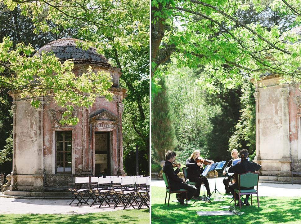 Outdoor wedding venue