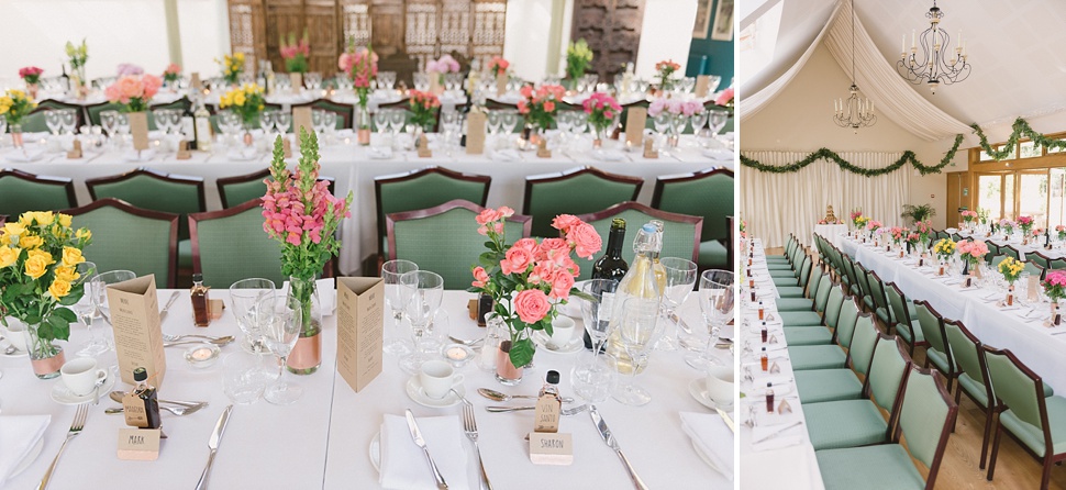 colourful table settings