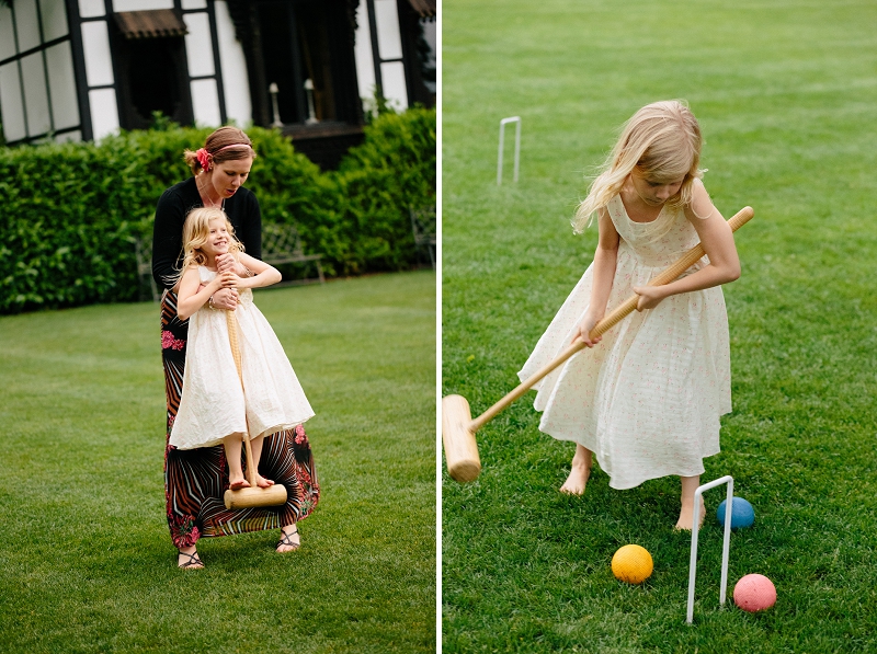 Croquet on the lawn