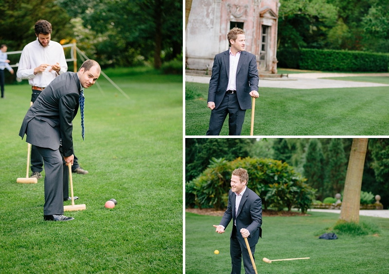 Croquet on the lawn