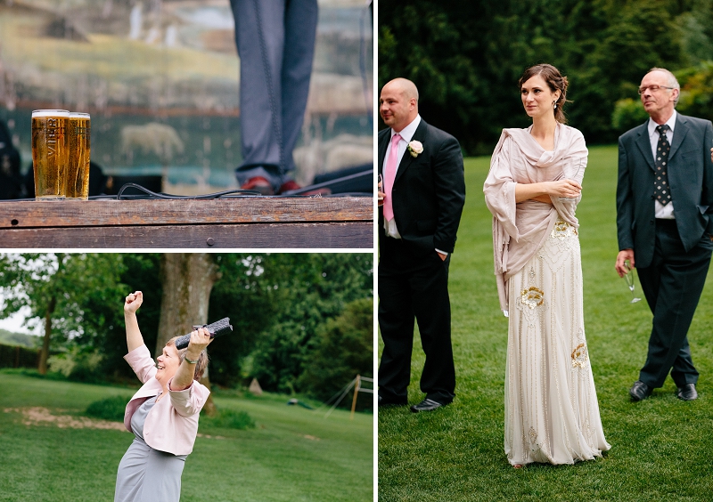 Festival wedding photo