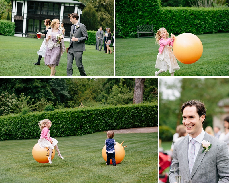 Garden games at weddings