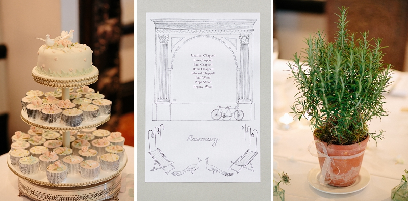 Illustrated wedding stationary