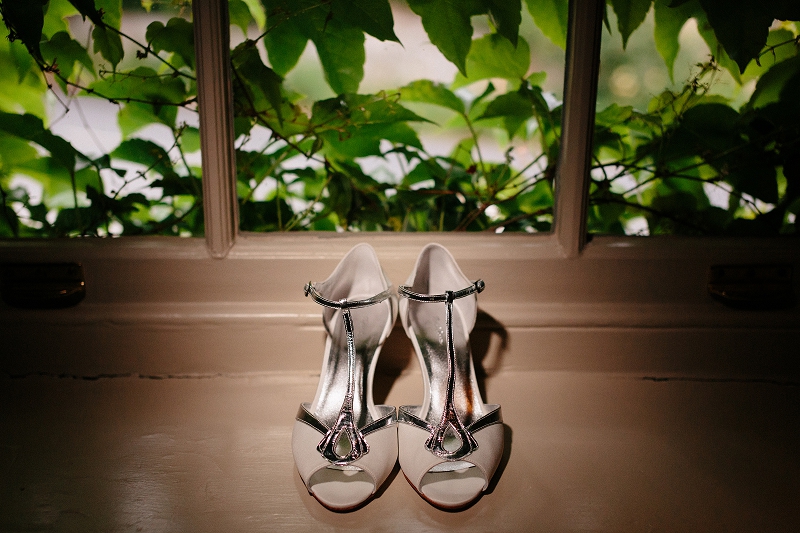 Vintage wedding shoes