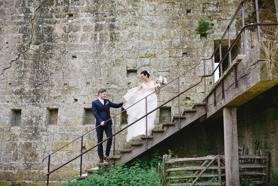 bridegroom, corfe castle, photo