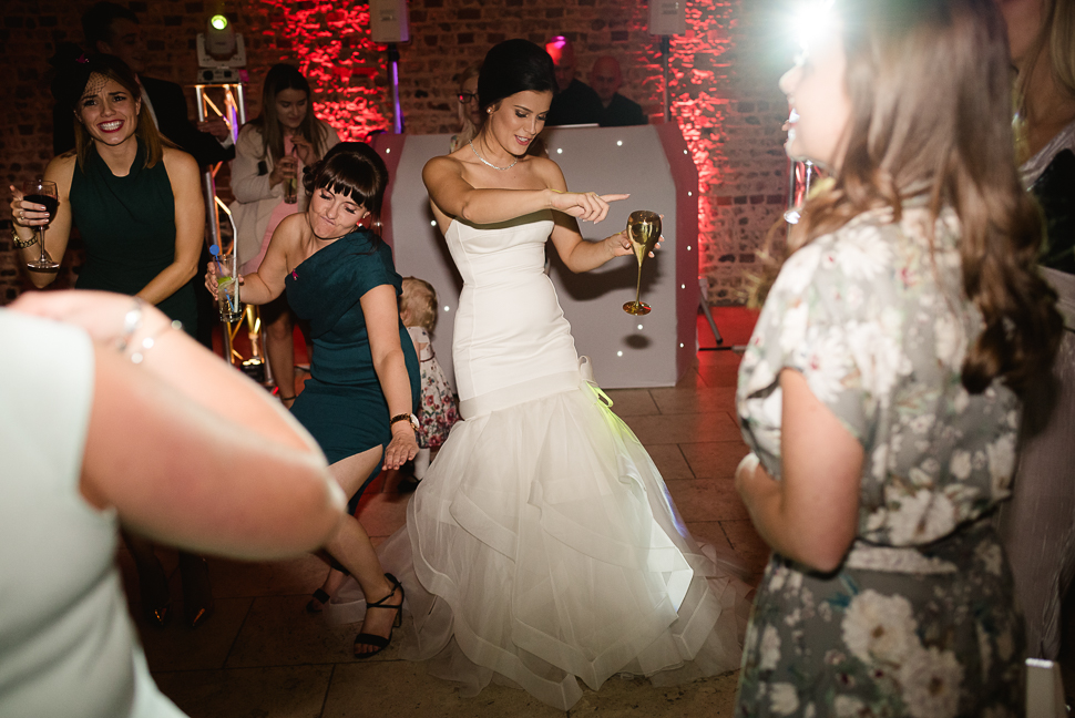 Bride, dancefloor, West Sussex