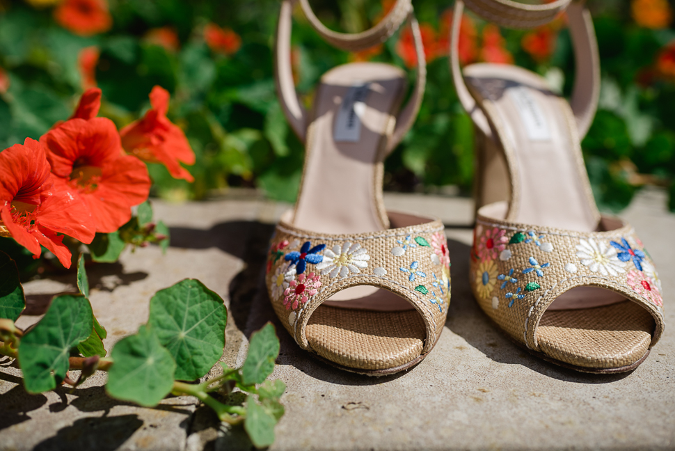 Brides, Floral, shoes