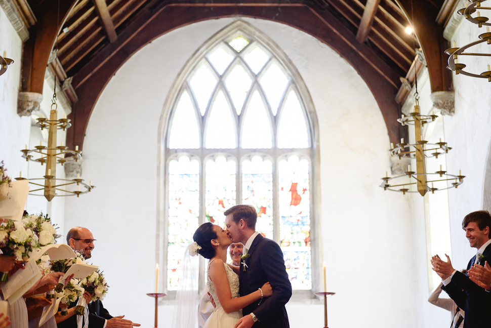 Bride and Groom, Kiss