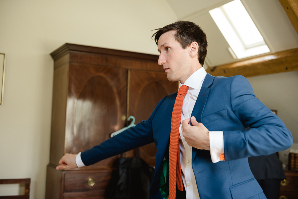 colourful tie, Groom