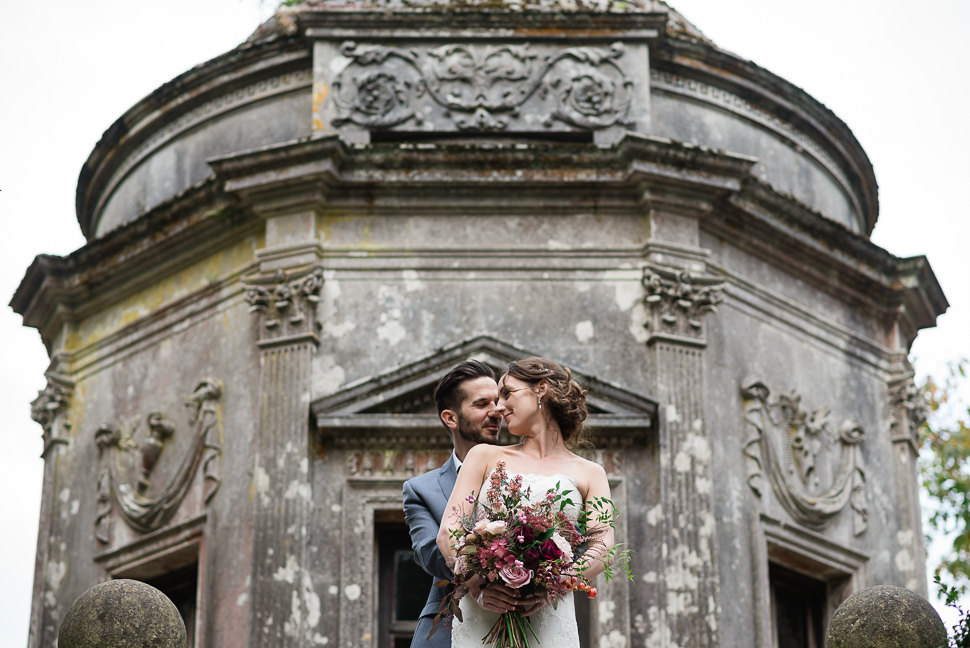 Larmer Tree Gardens, Roman temple, wedding