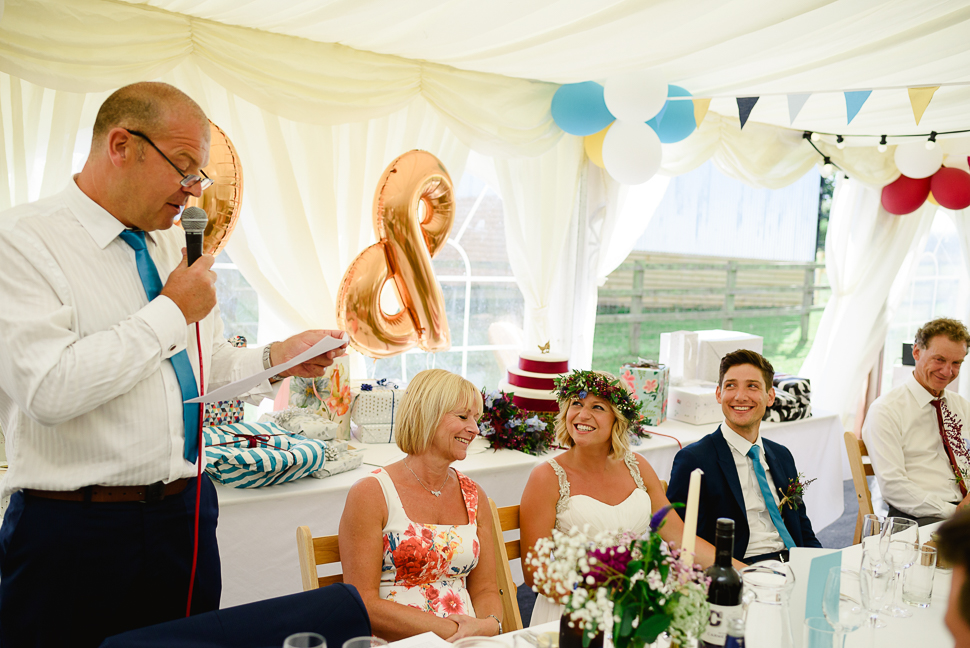 Frome, Marquee, Wedding Speeches