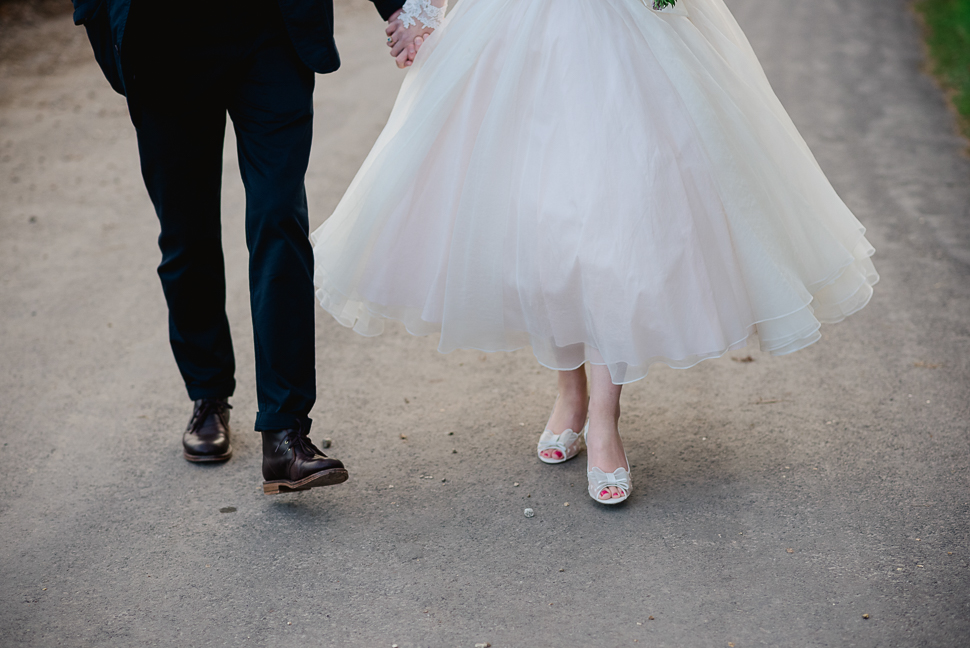 Fifties wedding dress