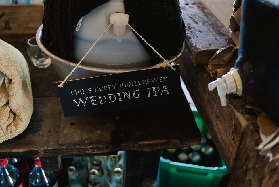 Beer, homebrew, IPA, wedding