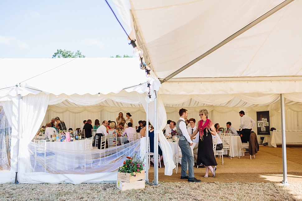 marquee wedding photo