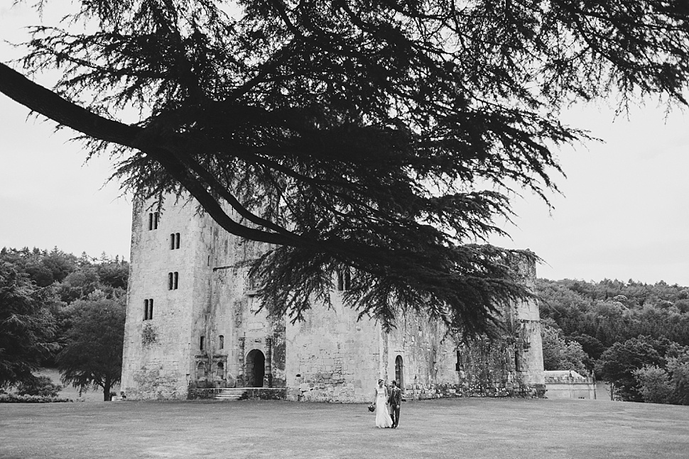 Romantic wedding photo