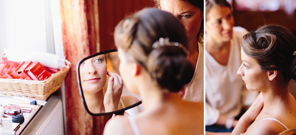 bride getting ready