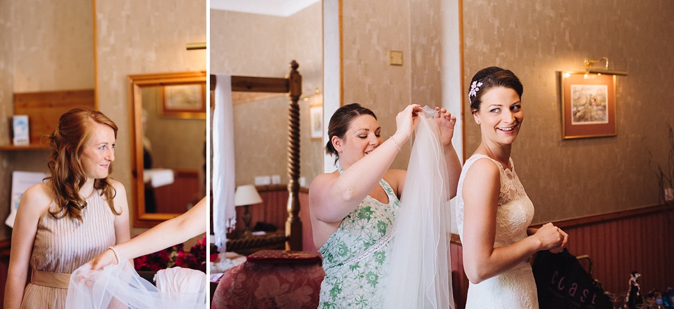 bride getting ready