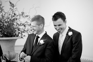 Groom with best man