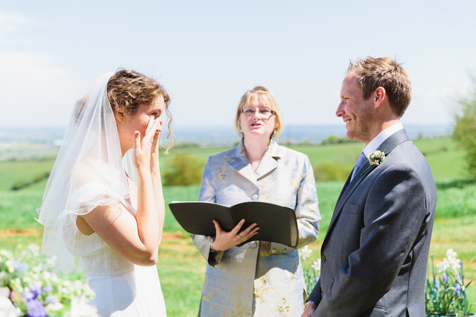 emotional wedding photo