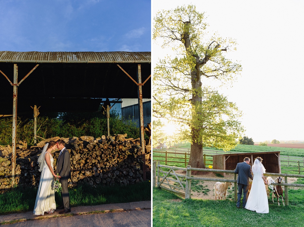 natural wedding photo