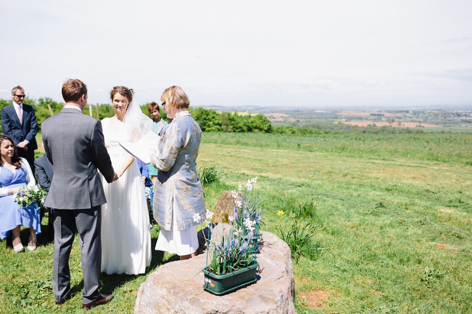 outdoor wedding ceremony