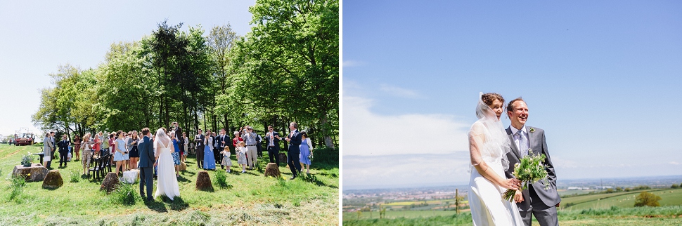 outdoor wedding ceremony