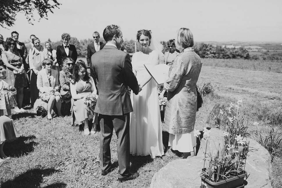 outdoor wedding ceremony