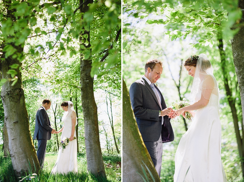 wedding in the woods