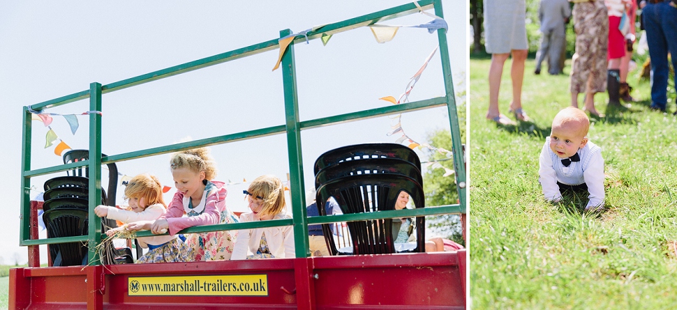 wedding tractor