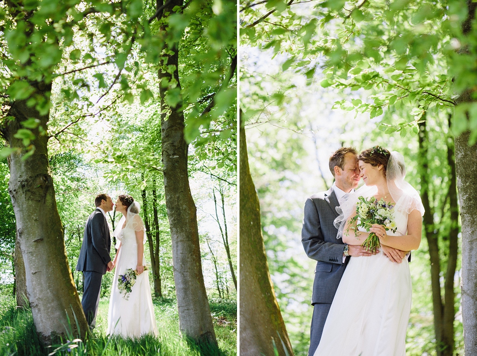 woodland wedding photography