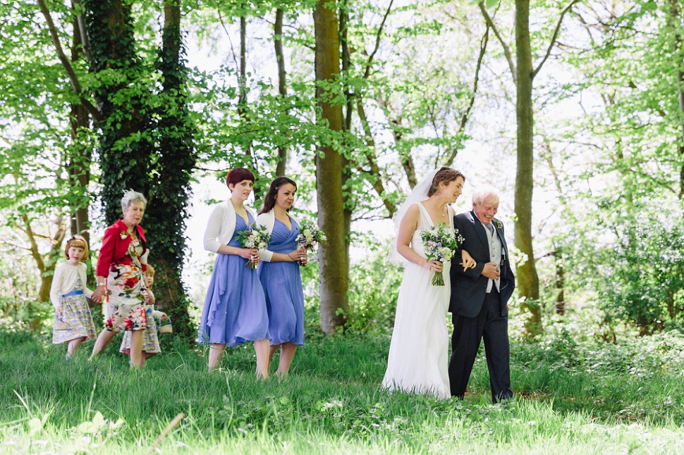 woodland wedding photography